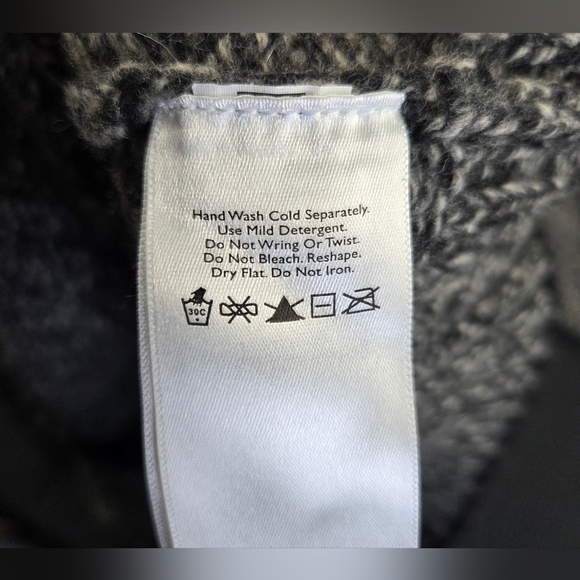 Eddie Bauer Marled Sweater Mens LT Grey Long Sleeve Pullover Lambswool Roundneck - Picture 3 of 6